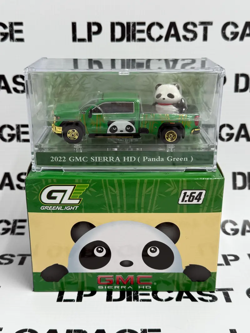 GREENLIGHT 2022 GMC Sierra 3500HD Beijing Panda Green 1