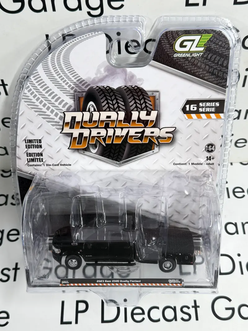 GREENLIGHT 2023 Ram 3500 Flatbed Black 1