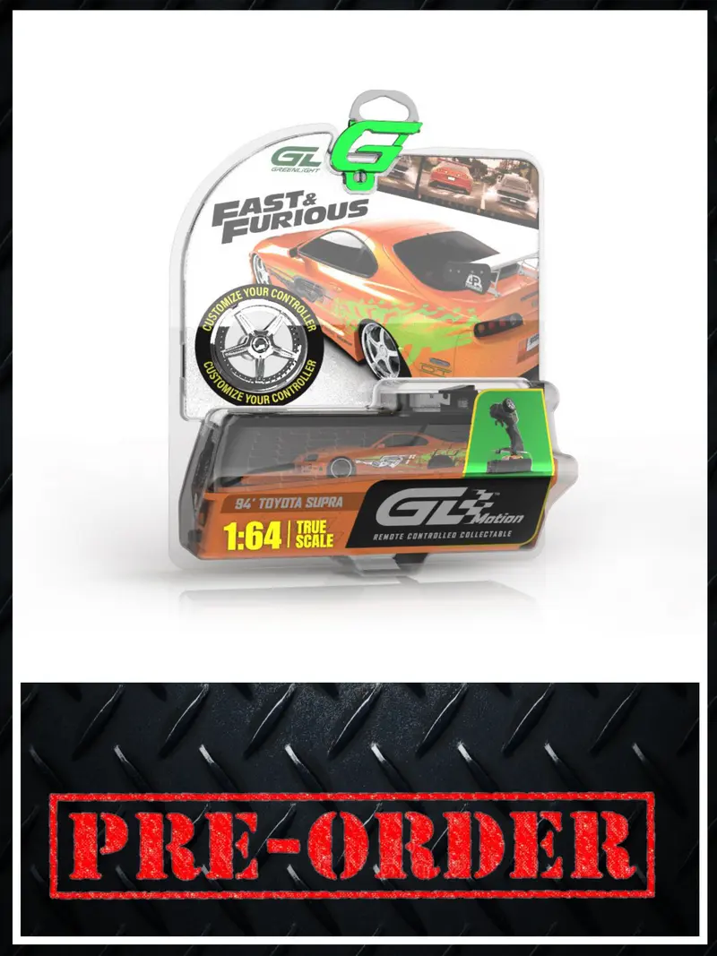 GREENLIGHT Motion '94 Toyota Supra The Fast & The Furious Car and Case 1