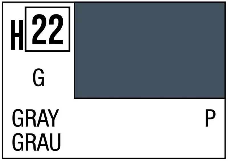 GREY GLOSS ml 10 Pz.6 - Gunze - GU0022