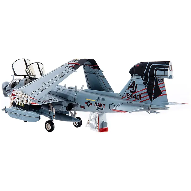 Grumman EA-6B Prowler War Plane "U.S. Navy VAQ-141 Shadowhawks USS Theodore Roosevelt" (2007) 1/72 Diecast Model by JC Wings