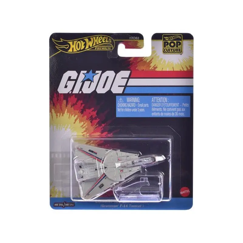 Grumman F-14 Tomcat Aircraft Combat Jet Skystriker "GI Joe" "Pop Culture" Series Diecast Model Car by Hot Wheels