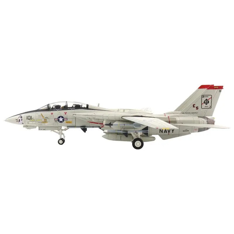 Grumman F-14A Tomcat "Queen of Spades" Fighter Aircraft "Black Aces" "VF-41 Operation Desert Storm" (June 1991) "Air Power Series" 1/72 Diecast Model by Hobby Master