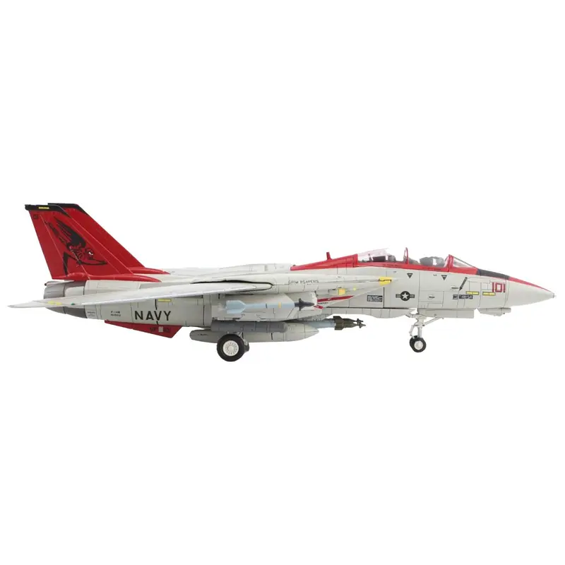 Grumman F-14B Tomcat Fighter Aircraft "VF-101 'Grim Reapers' NAS Oceana Airshow" (1997) United States Navy "Air Power Series" 1/72 Diecast Model by Hobby Master