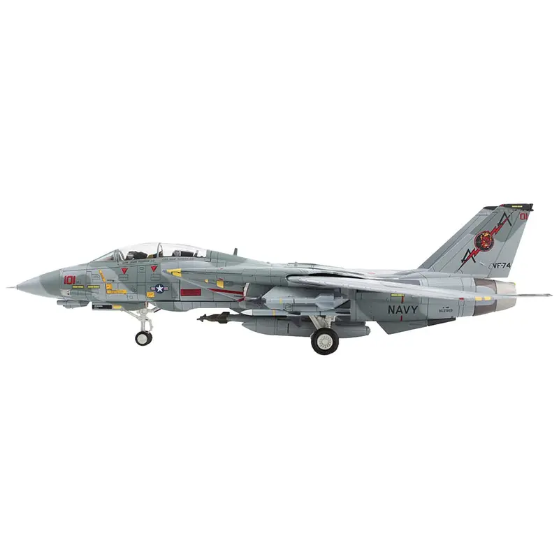Grumman F-14B Tomcat Fighter Aircraft "VF-74 'Be-Devilers'" (1994) United States Navy "Air Power Series" 1/72 Diecast Model by Hobby Master
