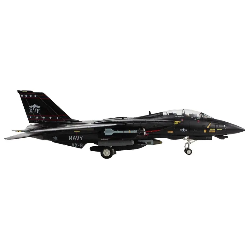 Grumman F-14D Tomcat Fighter Aircraft "Vandy 1 VX-9 Vampires" (1997) United States Navy "Air Power Series" 1/72 Diecast Model by Hobby Master