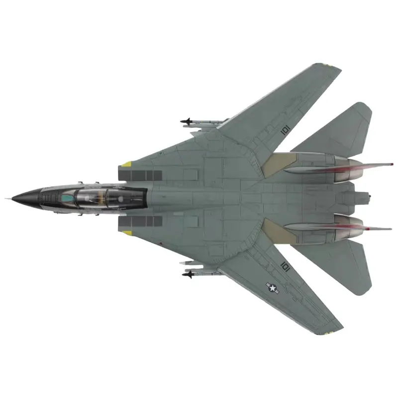 Grumman F-14D Tomcat Fighter Aircraft "VF-31 Tomcatters The Last Tomcat Cruise" (2006) United States Navy "Air Power Series" 1/72 Diecast Model by Hobby Master