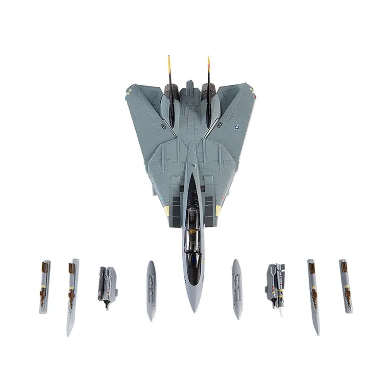 Grumman F-14D Tomcat Fighter Aircraft "VF-31 Tomcatters USS Theodore Roosevelt The Last Flight" (2006) United States Navy 1/144 Diecast Model by JC Wings