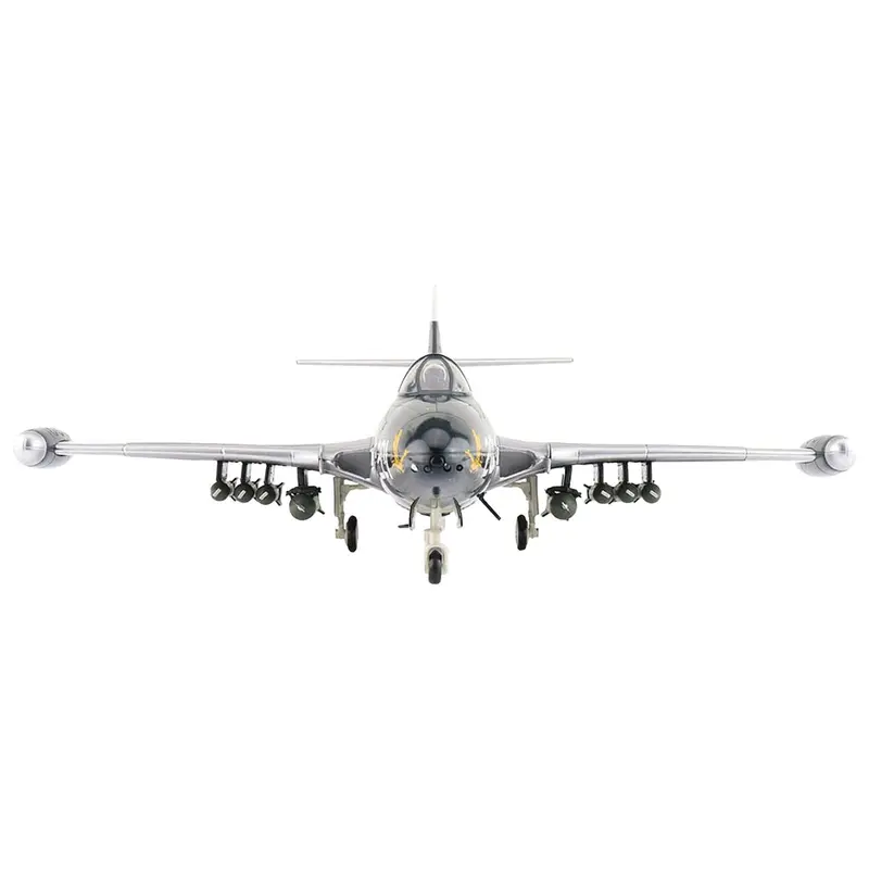 Grumman F9F-5 Panther Aircraft "VF-192 Golden Dragon USS Oriskany" United States Navy "Air Power Series" 1/48 Diecast Model by Hobby Master