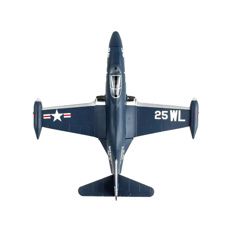 Grumman F9F Panther Fighter Aircraft "VMF-311 United States Marine Corps" 1/100 Diecast Model Airplane by Postage Stamp