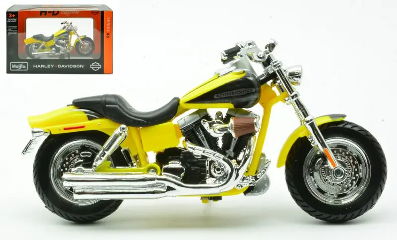 HARLEY DAVIDSON CVO FAT BOB 2009 YELLOW 1