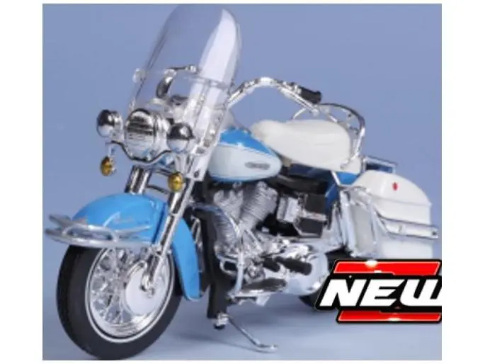 Harley-Davidson FLH Electra Glide 1966 Blue/White 1