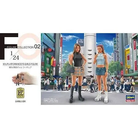 Hasegawa  1/24 90 PLATFORM BOOTGIRL