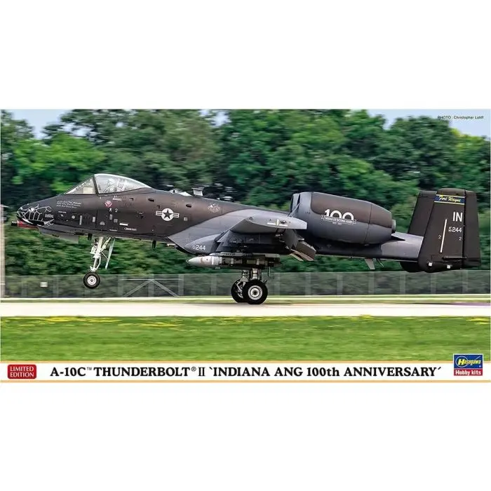 Hasegawa 1/72 A-10C Thunderbolt II Indiana ANG 100th Anniversary Limited Edition Plastic Model Kit