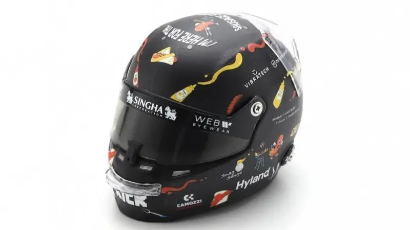 HELMET VALTTERI BOTTAS 2024 AUSTRALIAN GP 1