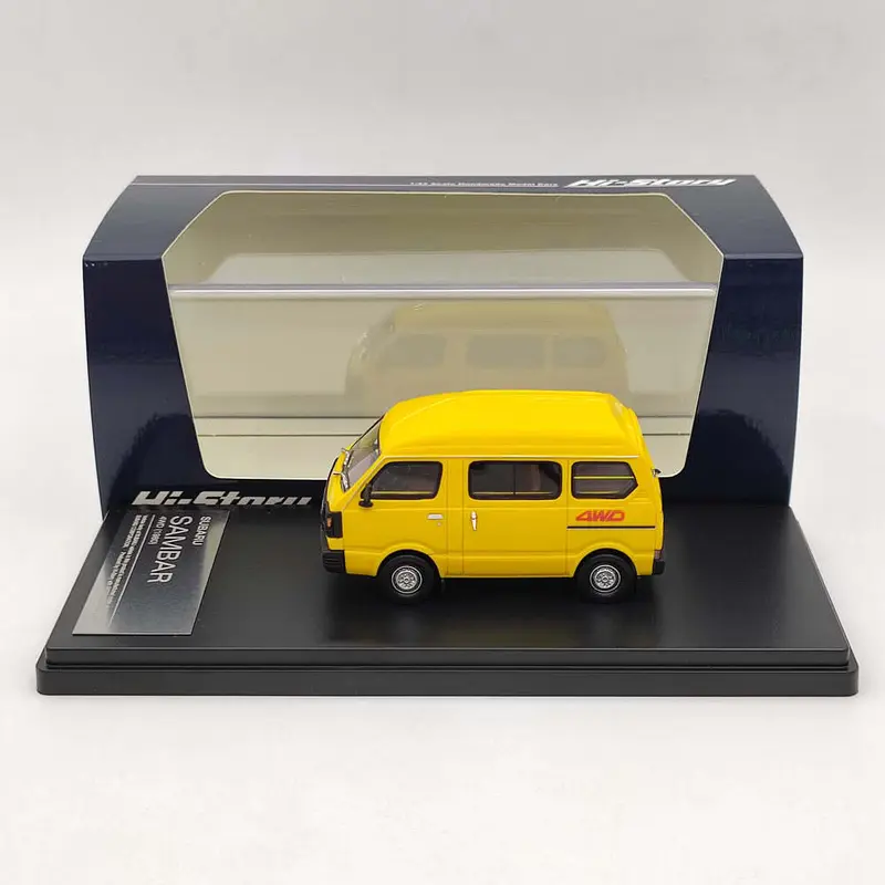 Hi-Story 1/43 SAMBAR 4WD 1980 HS340YE Resin Models Car Collection Yellow Toys Gift