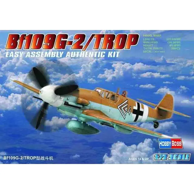 Hobby Boss 1/72 Bf-109G-2 Tropical Kit
