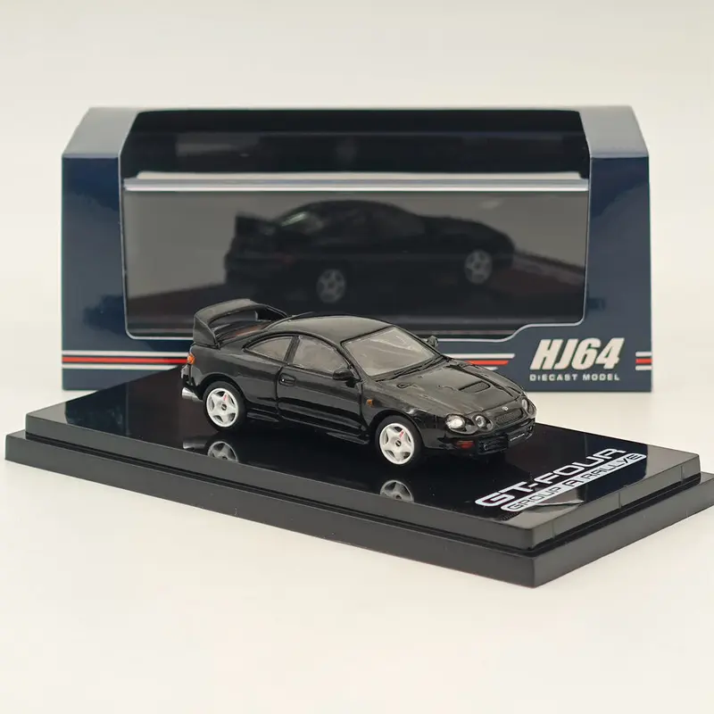 Hobby Japan 1/64 CELICA GT-FOUR ST205 JDM STYLE Black HJ642064ABK Diecast Models Car Collection In Stock - US