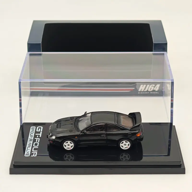 Hobby Japan 1/64 CELICA GT-FOUR ST205 JDM STYLE Black HJ642064ABK Diecast Models Car Collection