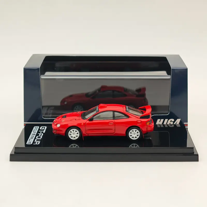 Hobby Japan 1/64 CELICA GT-FOUR WRC Edition (ST205) Customized Version / 8 Spokes Wheel HJ641064CR SUPER RED Ⅳ Diecast Models Car Collection