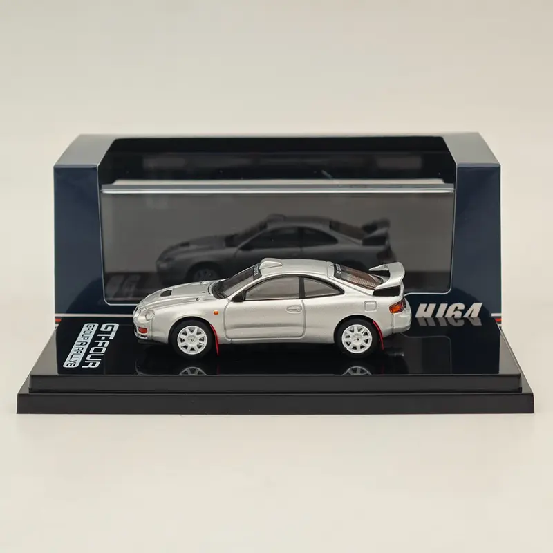 Hobby Japan 1/64 CELICA GT-FOUR WRC Edition (ST205) Customized Version / 8 Spokes Wheel HJ641064CS Silver Diecast Models Car Collection