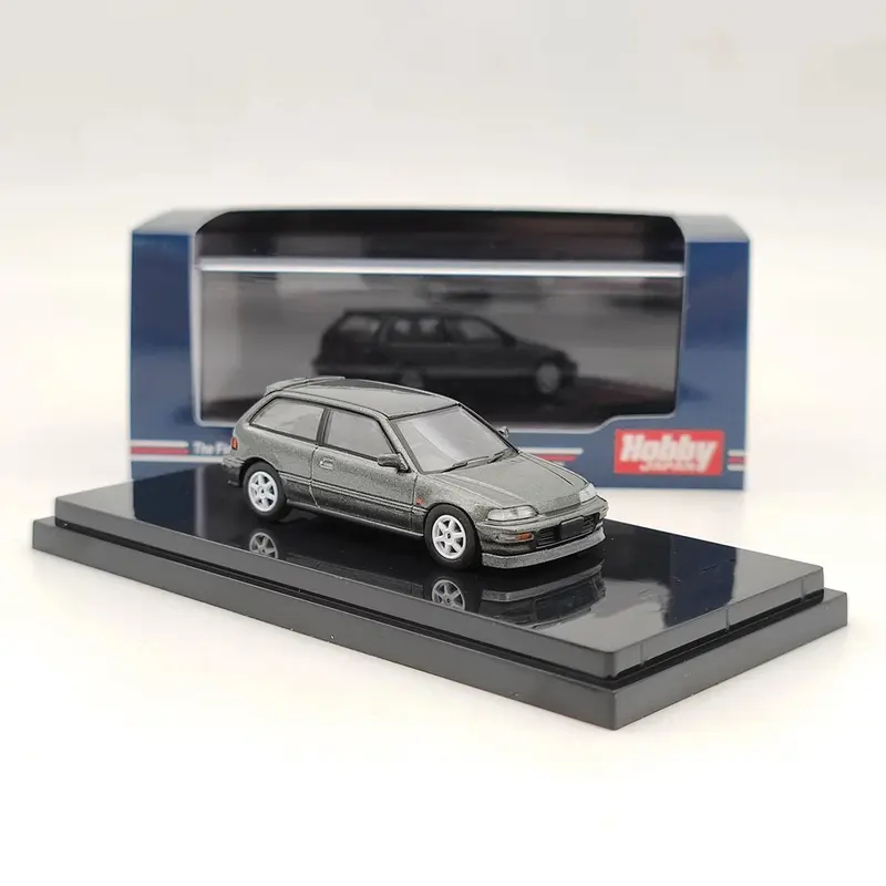 Hobby Japan 1/64 EF9 SiR Ⅱ Customized Version Gray HJ641031CGM Diecast Model Toys Car Collection Gifts
