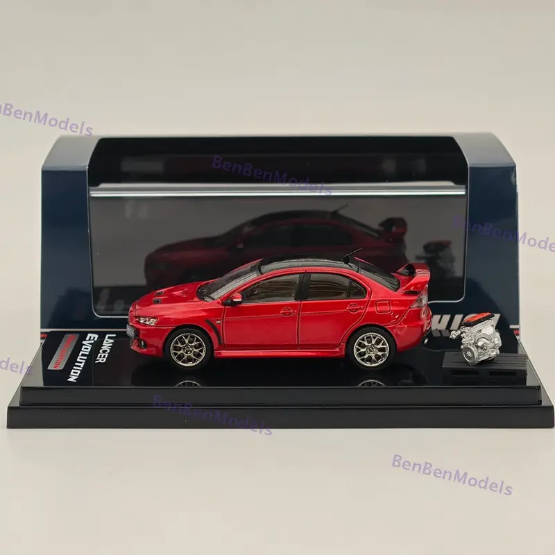 Hobby Japan 1/64 Lancer Evolution X Final Edition w/Engine HJ642053CR