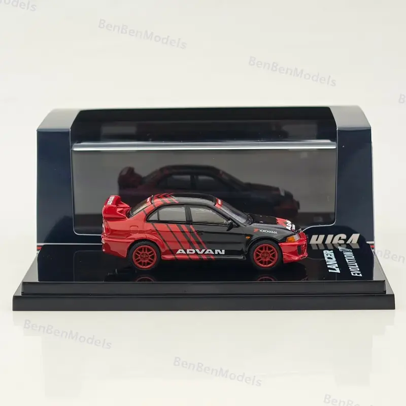 Hobby Japan 1/64 Lancer GSR Evolution 1998 YOKOHAMA ADVAN HJ642032AV