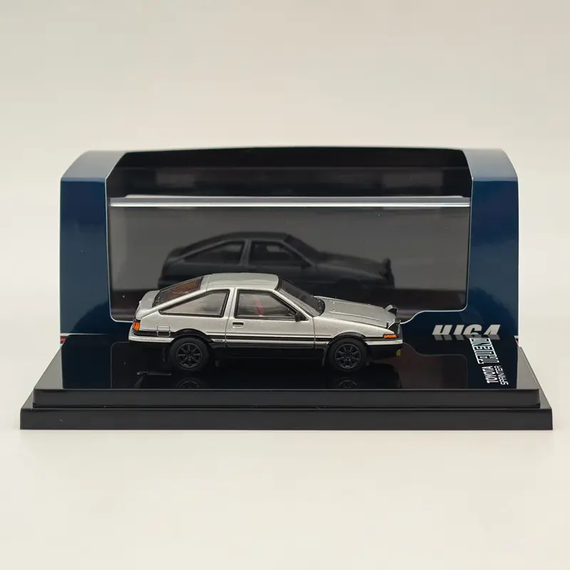 Hobby Japan 1/64 SPRINTER TRUENO GT APEX(AE86) JDM Style Silver HJ641052ASB Diecast Model Car