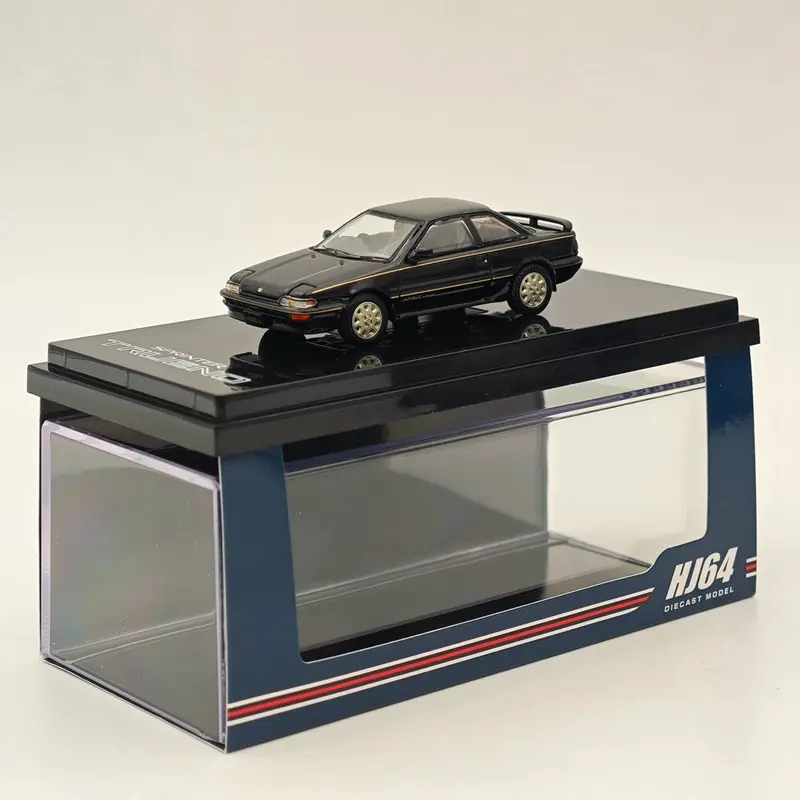Hobby Japan 1/64 SPRINTER TRUENO GT APEX Limited AE92 Black Metallic HJ642060BK Diecast Model Car