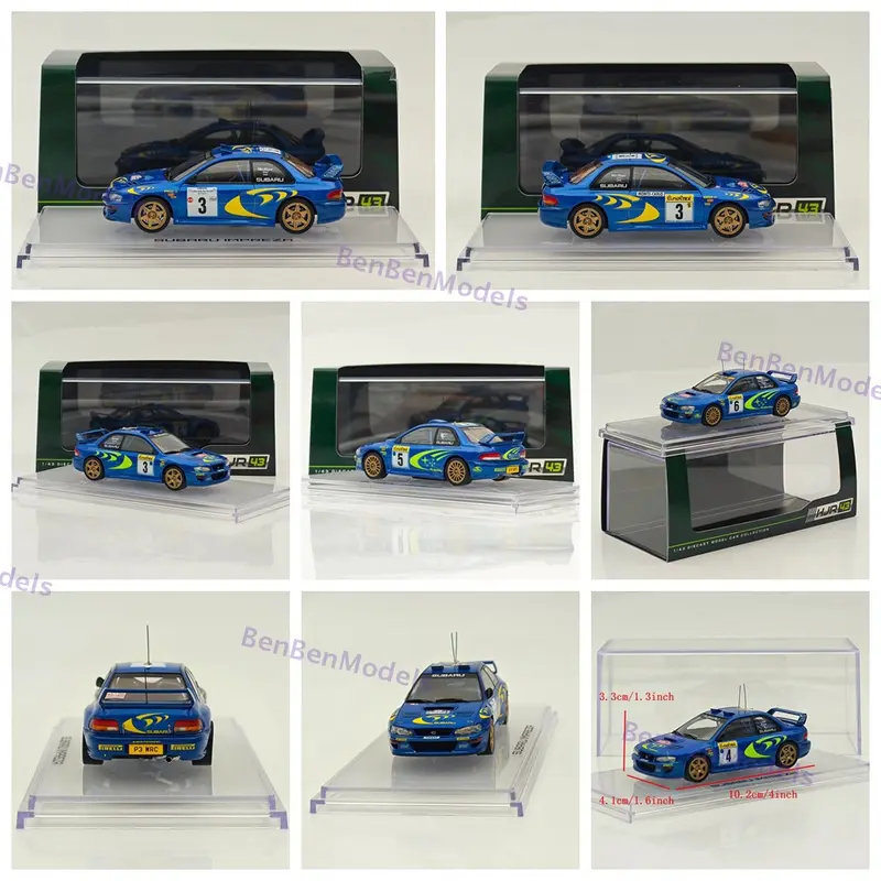 Hobby Japan HJR43 1/43 Impreza WRC RAC RALLY #3/#4/#5#6 Diecast Model