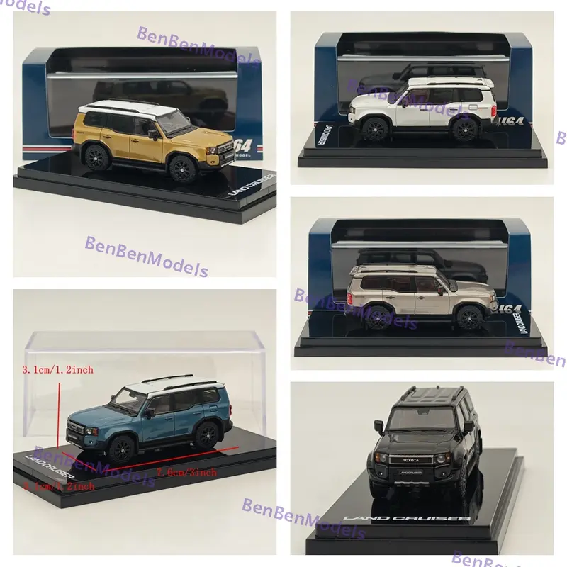 Hobby Japan Land Cruiser 250 (LHD) 1st Edition Diecast Model Car 1/64