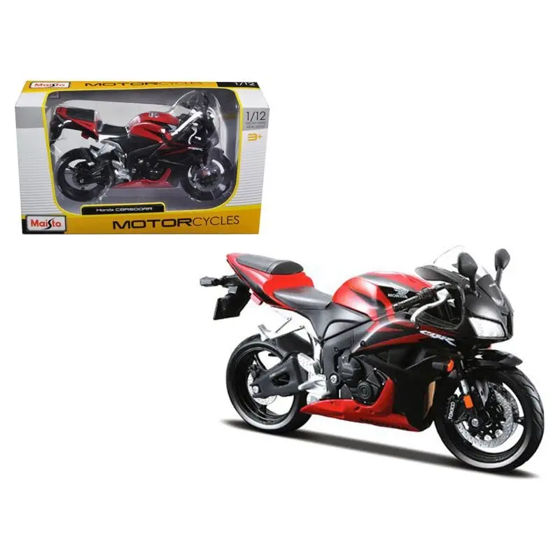 Honda CBR 600RR Red and Black 1/12 Diecast Motorcycle Model by Maisto