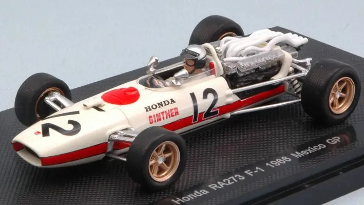 HONDA RA273 R.GINTHER 1966 N.12 4th MEXICO GP 1