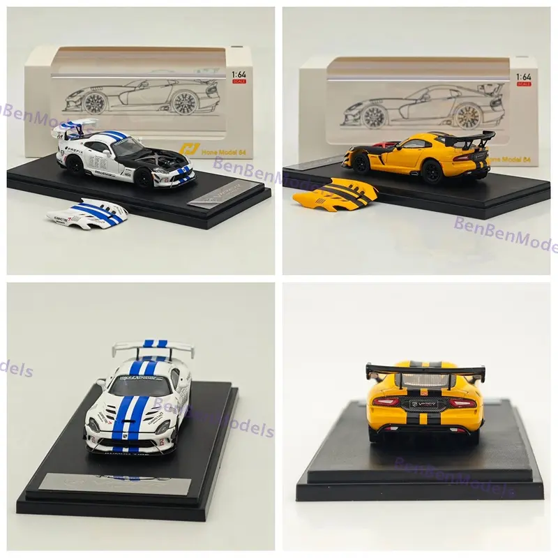 Hone Model 1/64 Dg Viper MK3 ACR Racing Sports Diecast Model Car Limited