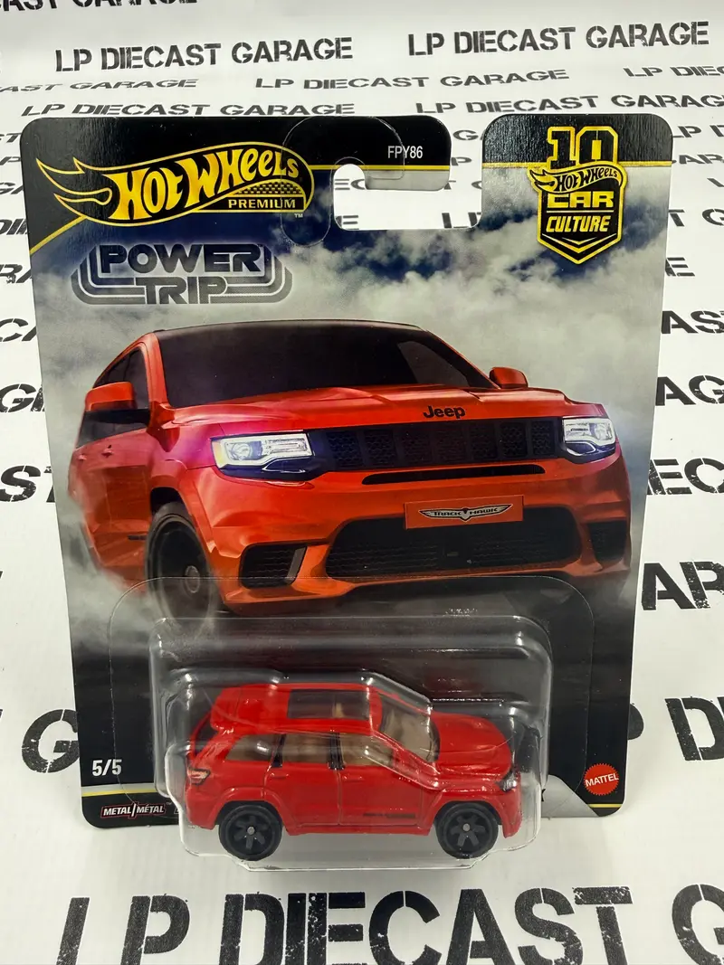 HOT WHEELS '19 Jeep Cherokee Trackhawk Red Power Trip 1