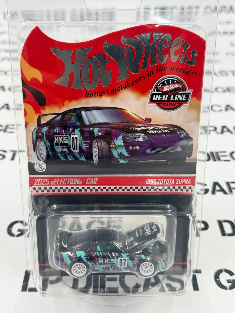 HOT WHEELS 1997 Toyota Supra HKS Super Oil RLC Collectors 1