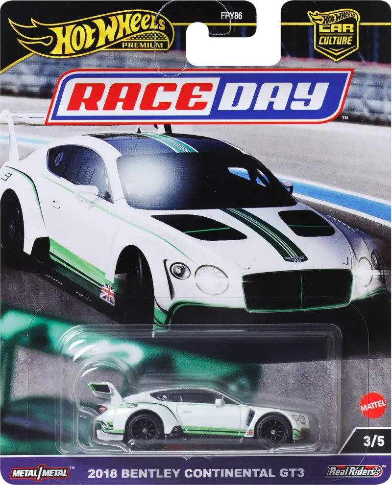 HOT WHEELS 2018 BENTLEY CONTINENTAL GT3