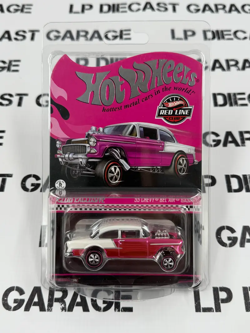 HOT WHEELS 55' Chevy Bel Air Gasser Pink Party Car RLC Club 1