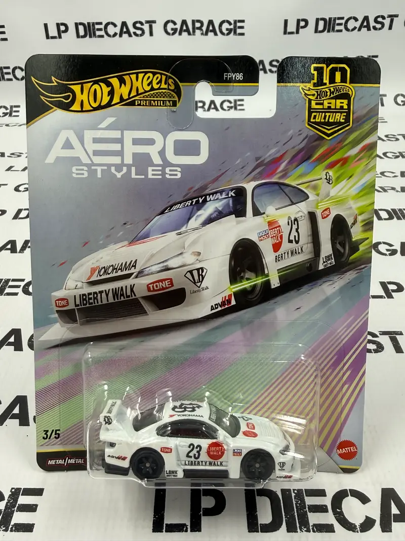 HOT WHEELS Aero Styles LB Super Silhouette Nissan Silvia (S15) 1