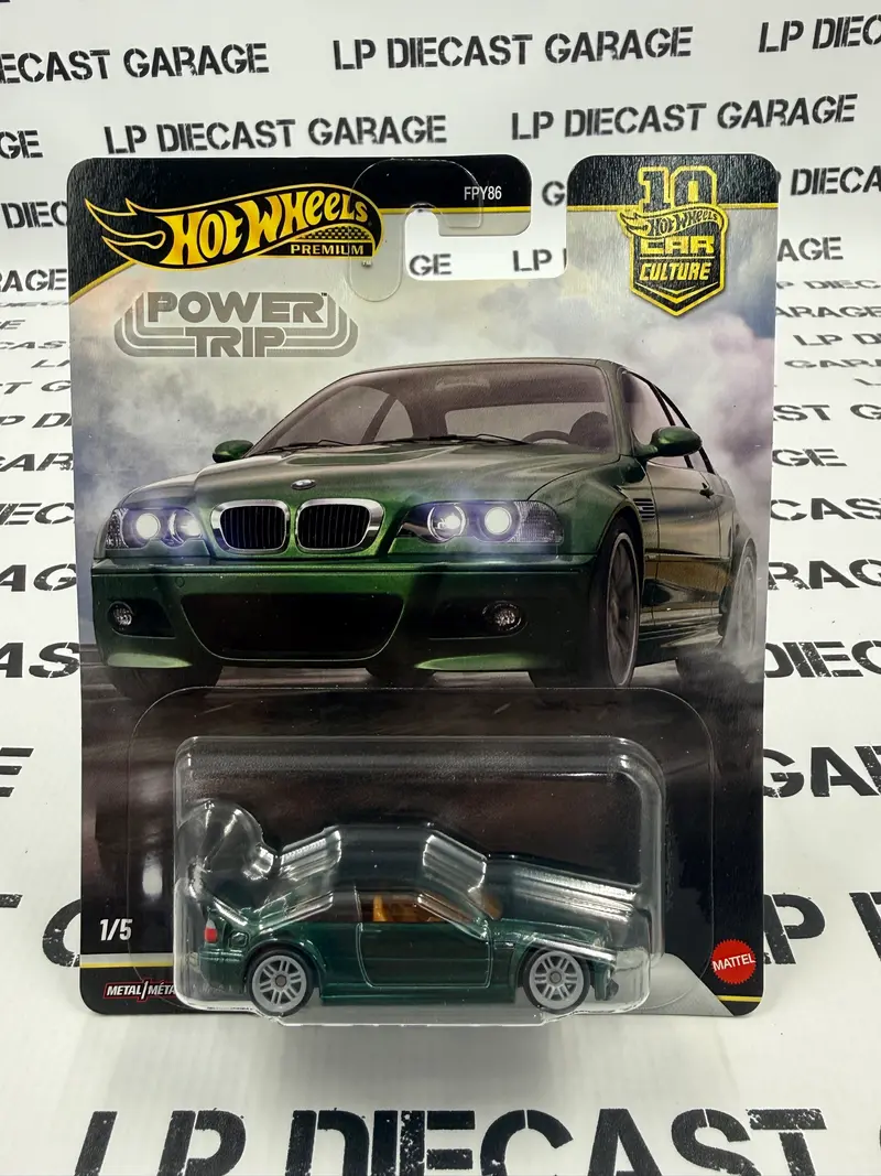 HOT WHEELS BMW M3 Green Power Trip 1