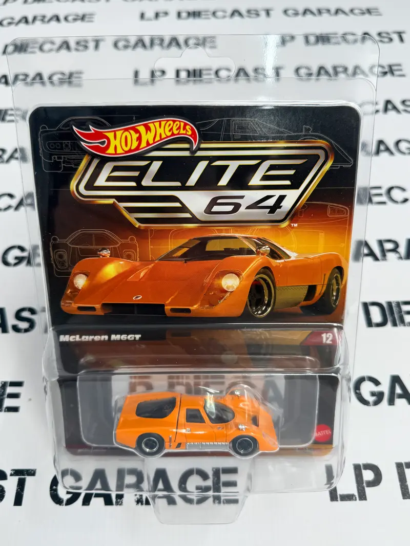 HOT WHEELS McLaren M6GT Orange Elite 64 1