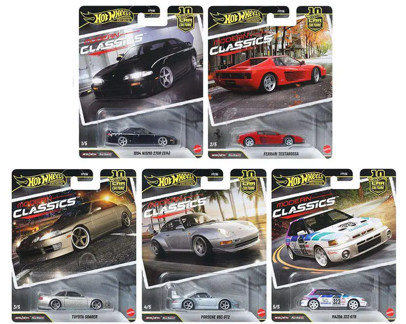 HOT WHEELS MODERN CLASSICS SET