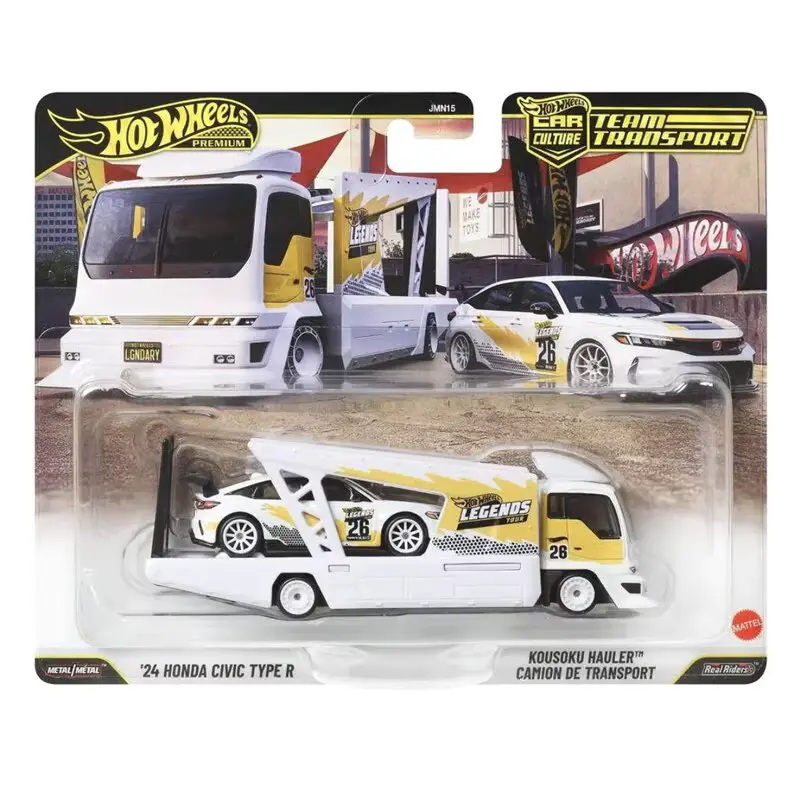 HOT WHEELS TEAM TRANSPORT '24 HONDA CIVIC TYPE R - KOUSOKU HAULER