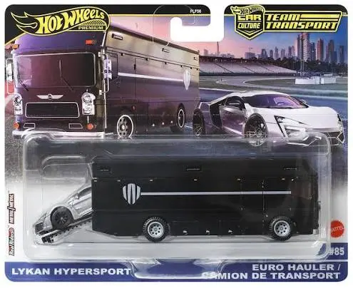HOT WHEELS TEAM TRANSPORT LYKAN HYPERSPORT - EURO HAULER