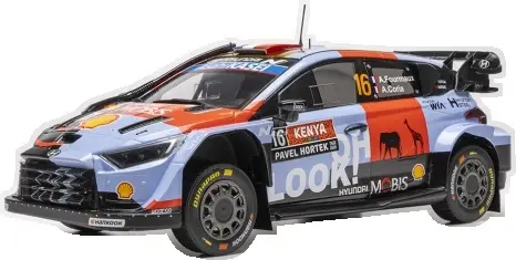 Hyundai i20 N Rally1 #16 Safari Rallye Kenya 2026 A.Fourmaux/A.Coria 1