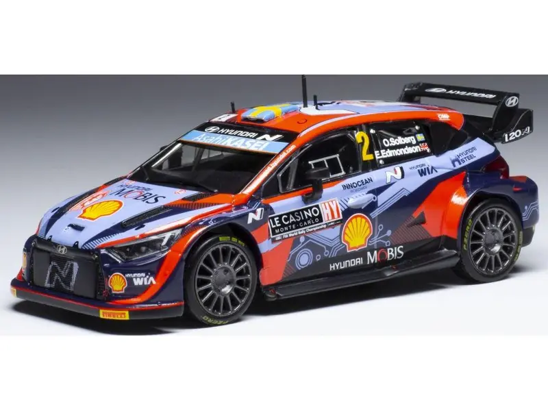 Hyundai i20 N Rally1 #2 WRC Rally Monte Carlo 2022 O.Solberg/E.Edmondson 1