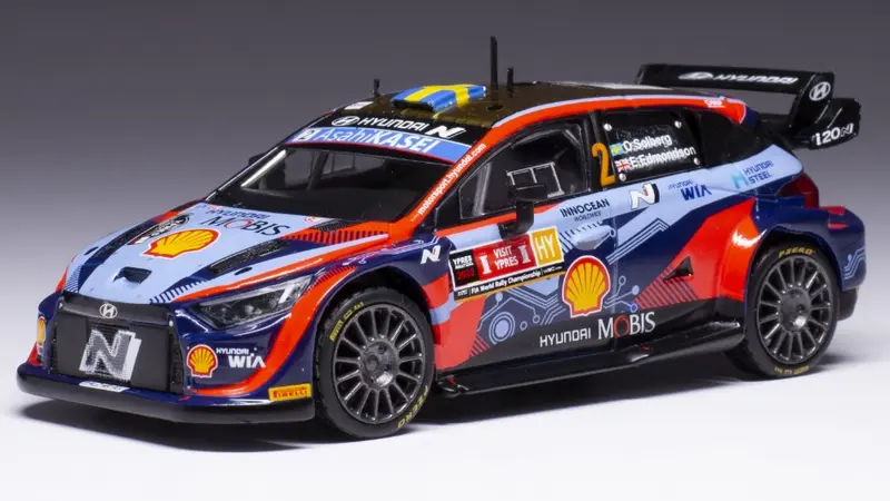 HYUNDAI i20 N RALLY2 N.2 YPERN RALLY 2022 SLOBERG/EDMONDSON 1