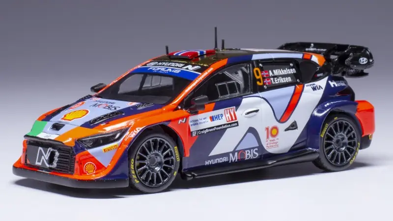 HYUNDAI i20 N WRC N.9 RALLY CROATIA 2024 MIKKELSEN/ERIKSEN 1