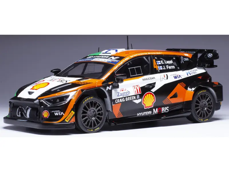 Hyundai i20 N WRC1 #4 E.Lappi/J.Ferm Rally Croatia 2023 1